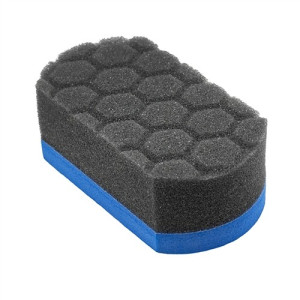 CHEMICAL GUYS EASY GRIP SOFT HEX-LOGIC APPLICATOR PAD BLUE