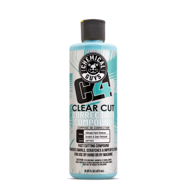 CHEMICAL GUYS C4 CLEAR CUT CORRECTION COMPOUND (473 ml)