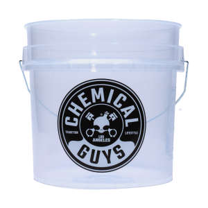 CHEMICAL GUYS HEAVY DUTY DETAILING BUCKET - ULTRA CLEAR