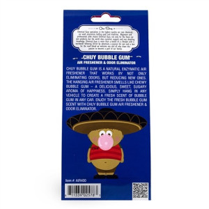 CHEMICAL GUYS HANGING AIR FRESHENER, CHUY BUBBLE GUM PREMIUM AIR FRESHENER & ODOR ELIMINATOR
