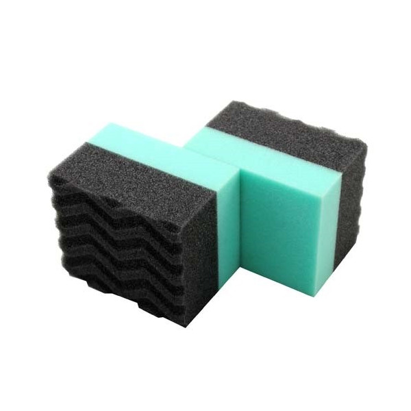 CHEMICAL GUYS DURAFOAM CONTOURED LARGE TIRE DRESSING APPLICATOR PAD WITH WONDER WAVE TECHNOLOGY