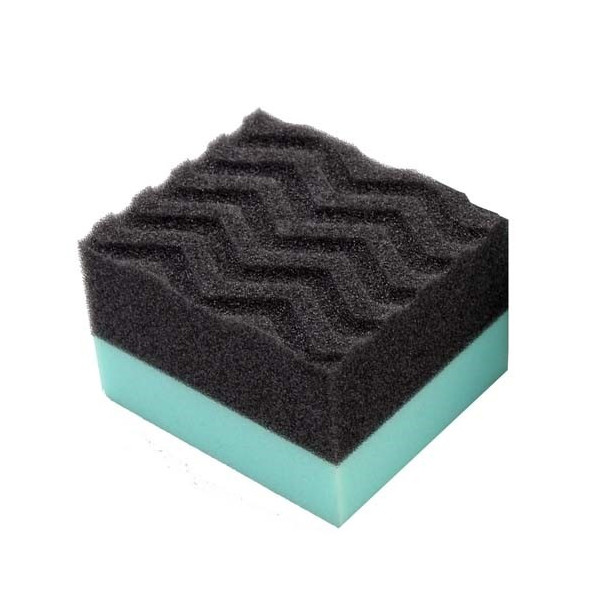 CHEMICAL GUYS DURAFOAM CONTOURED LARGE TIRE DRESSING APPLICATOR PAD WITH WONDER WAVE TECHNOLOGY